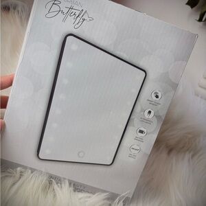 LED Makeup Mirror - Black